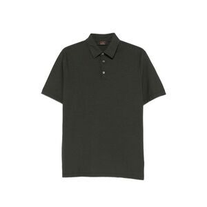 Zanone Green Polo Shirts Men